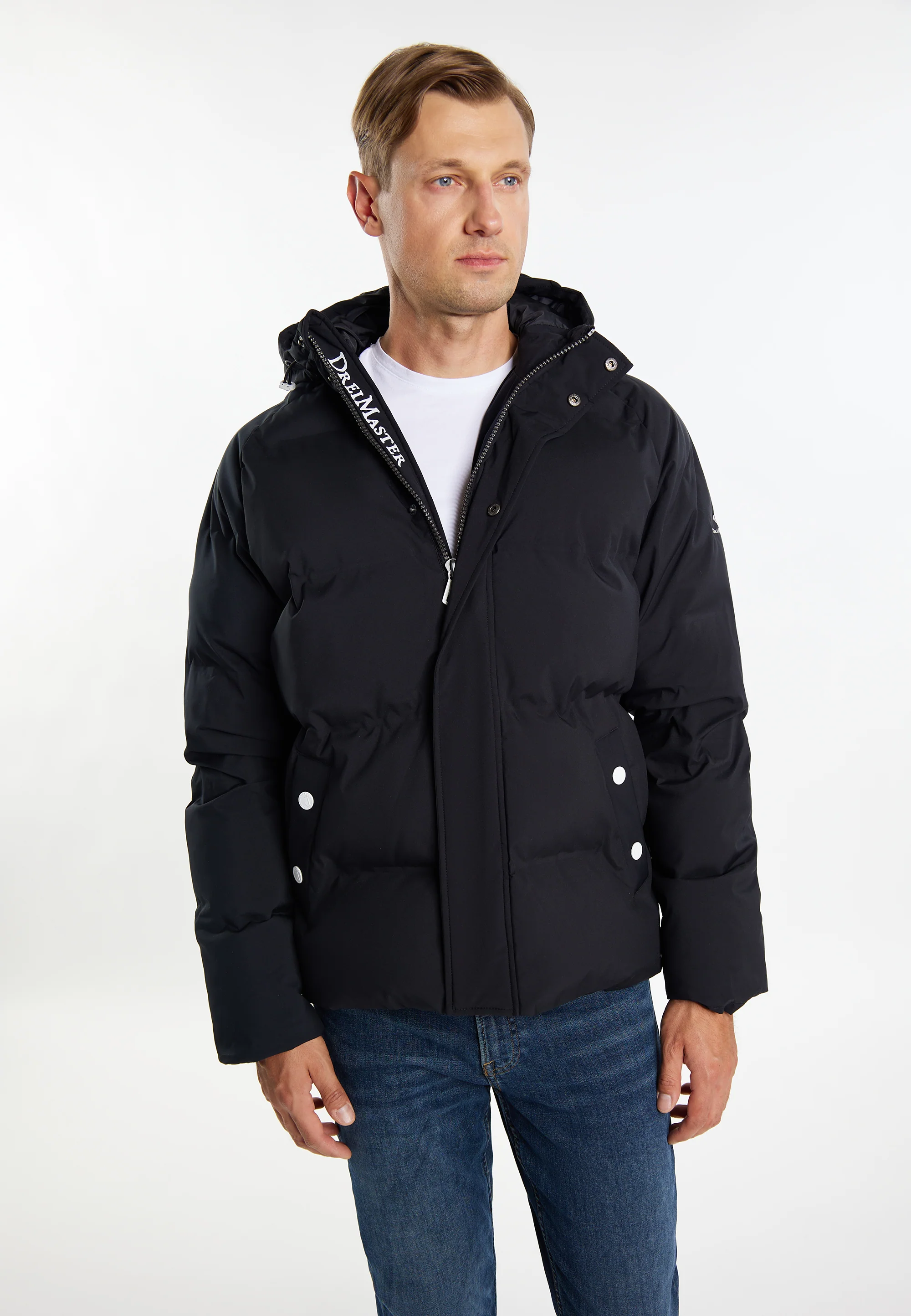 DreiMaster Maritim Men's Winter Jacket With Padding - Image 3