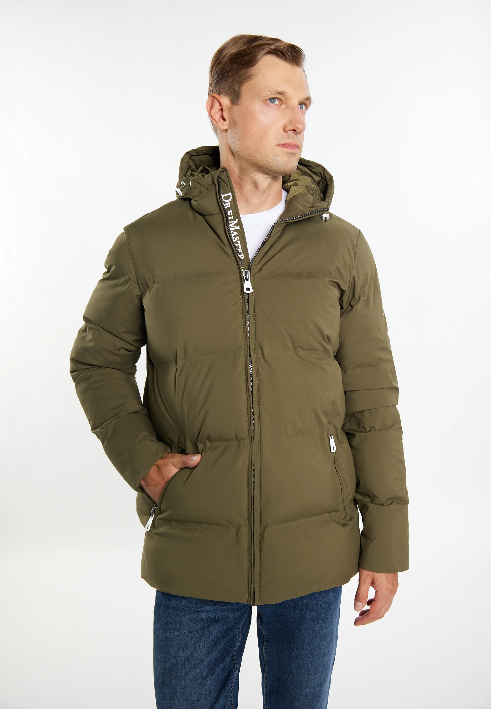 DreiMaster Maritim Men's Winter Jacket With Padding - Image 3