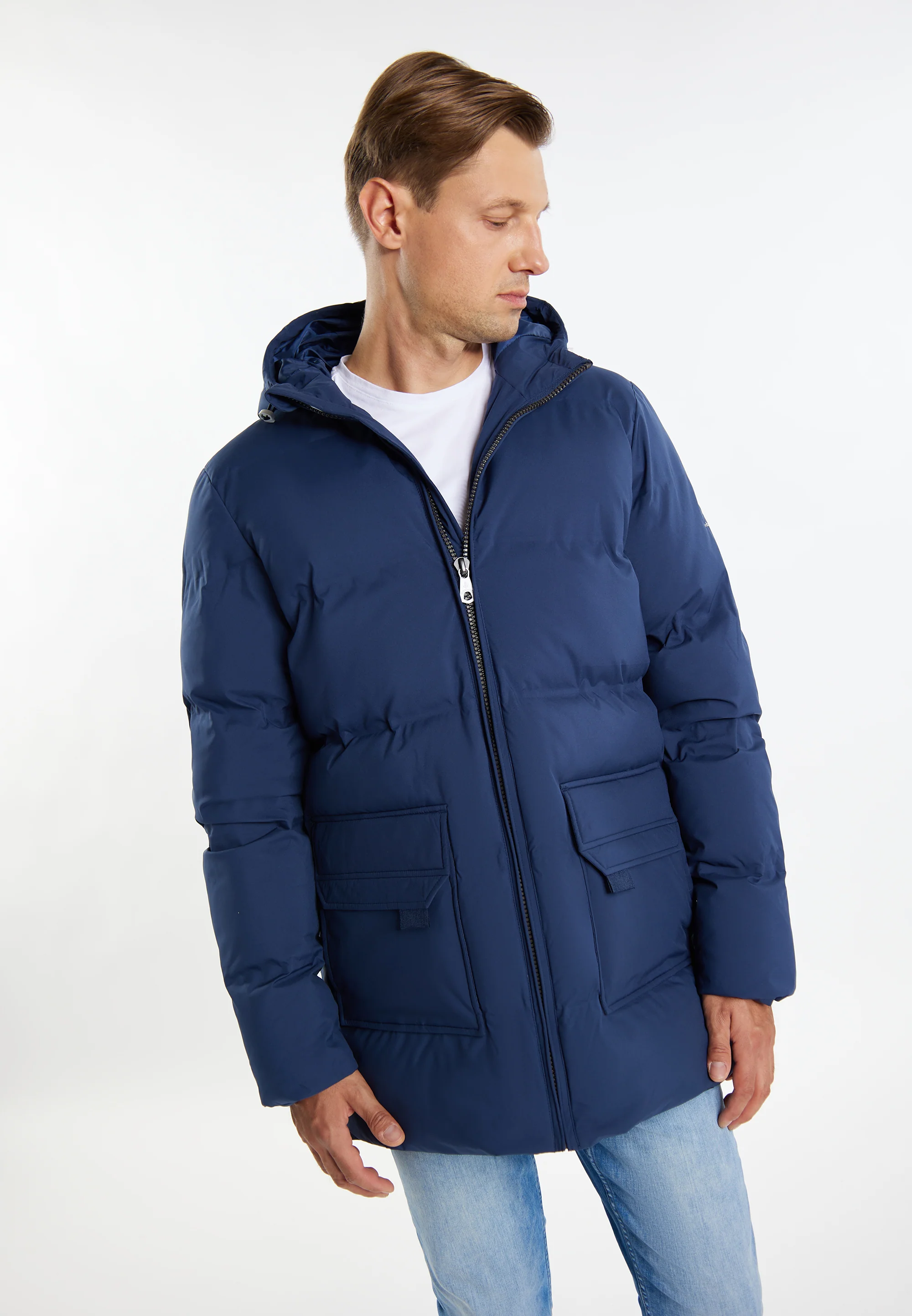 DreiMaster Maritim Men's Winter Jacket With Padding - Image 3