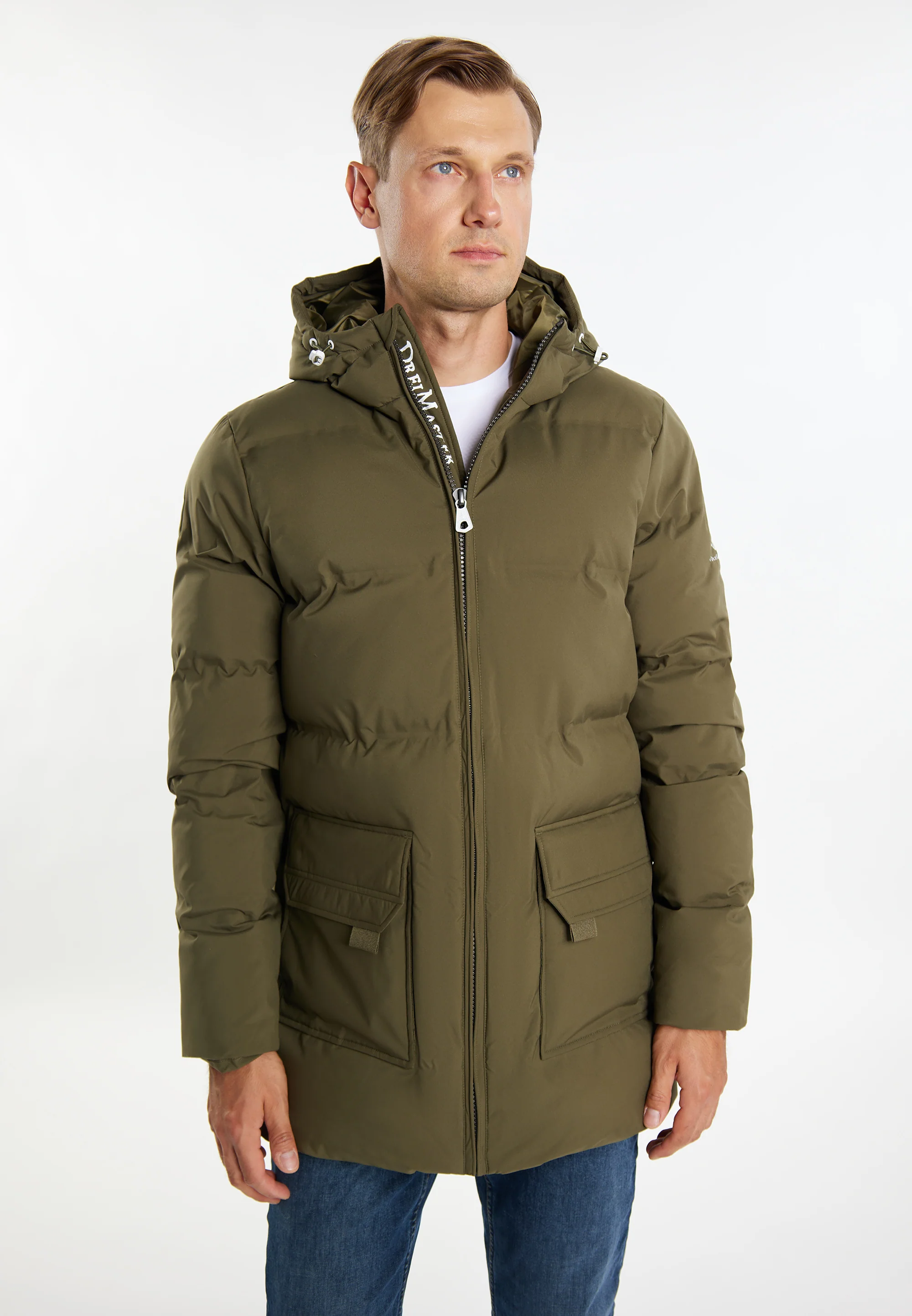 DreiMaster Maritim Men's Winter Jacket With Padding - Image 8