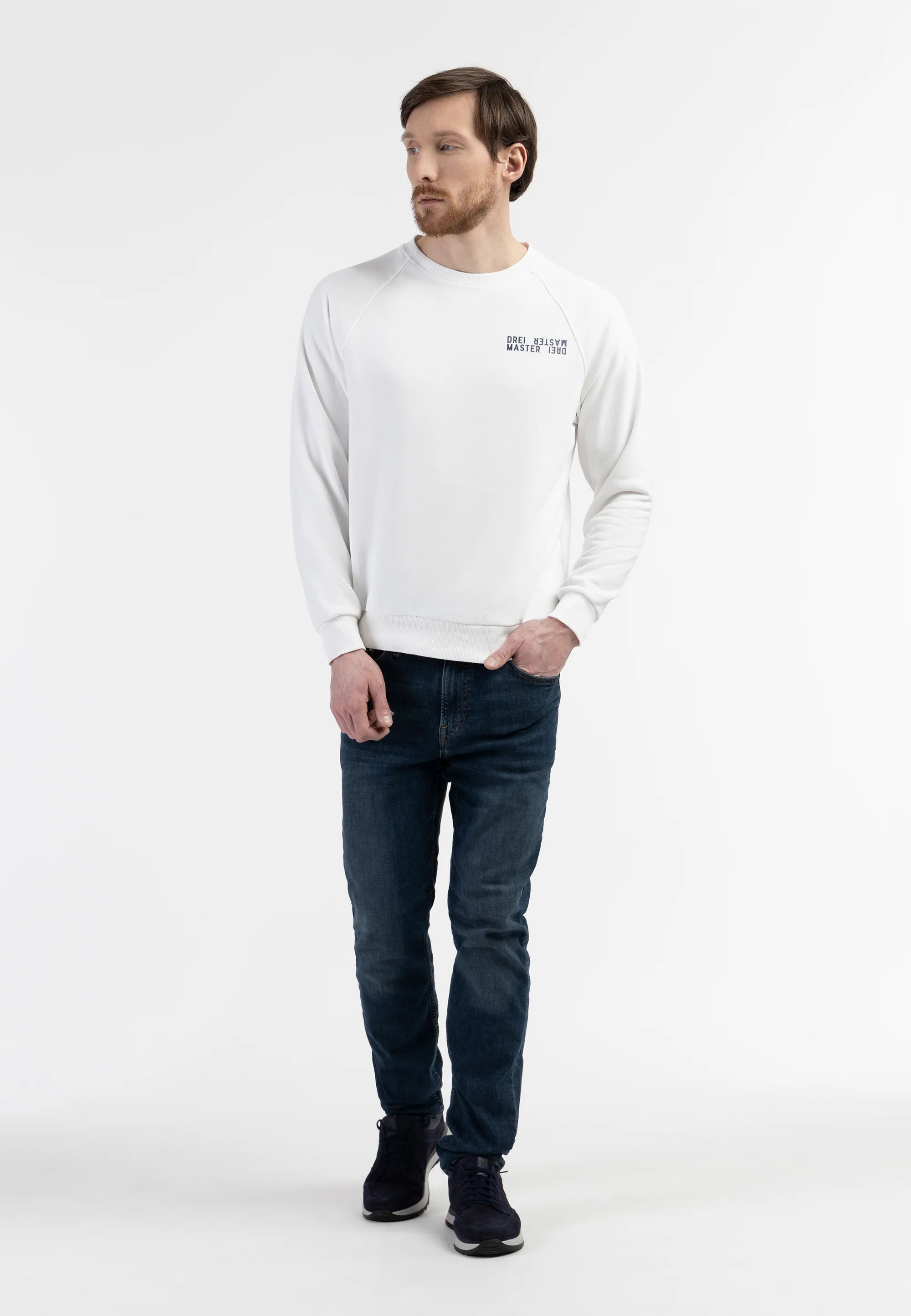 DreiMaster Maritim Men's Crew Neck Sweatshirt - Image 11