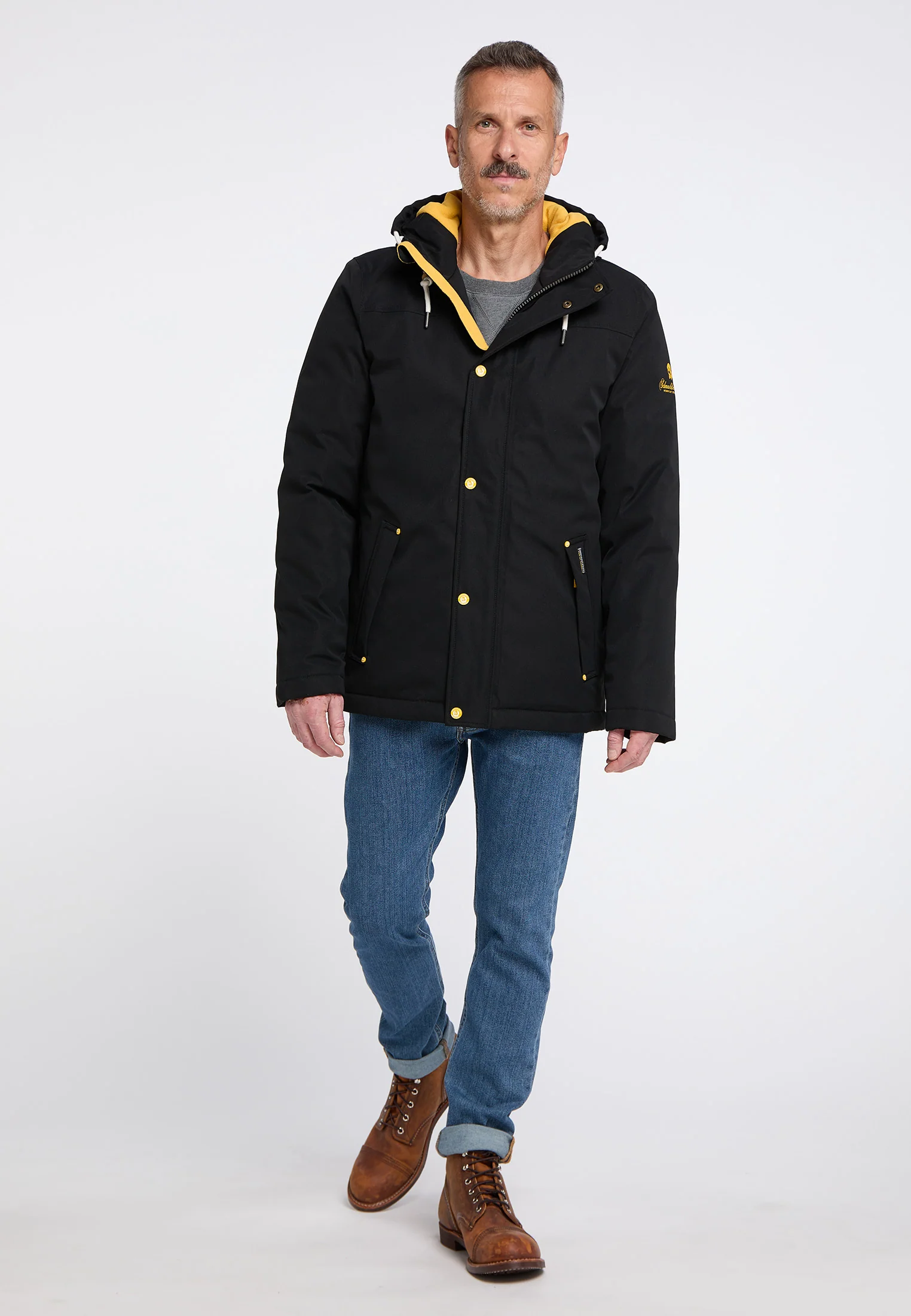 Schmuddelwedda Men's Padded Winter Jacket - Image 3