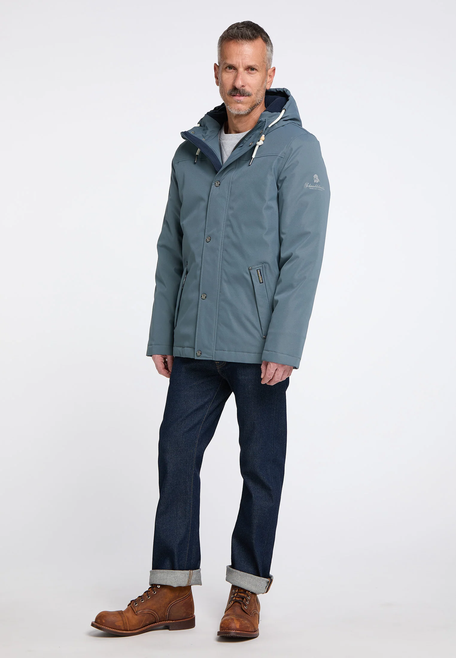 Schmuddelwedda Men's Padded Winter Jacket - Image 8