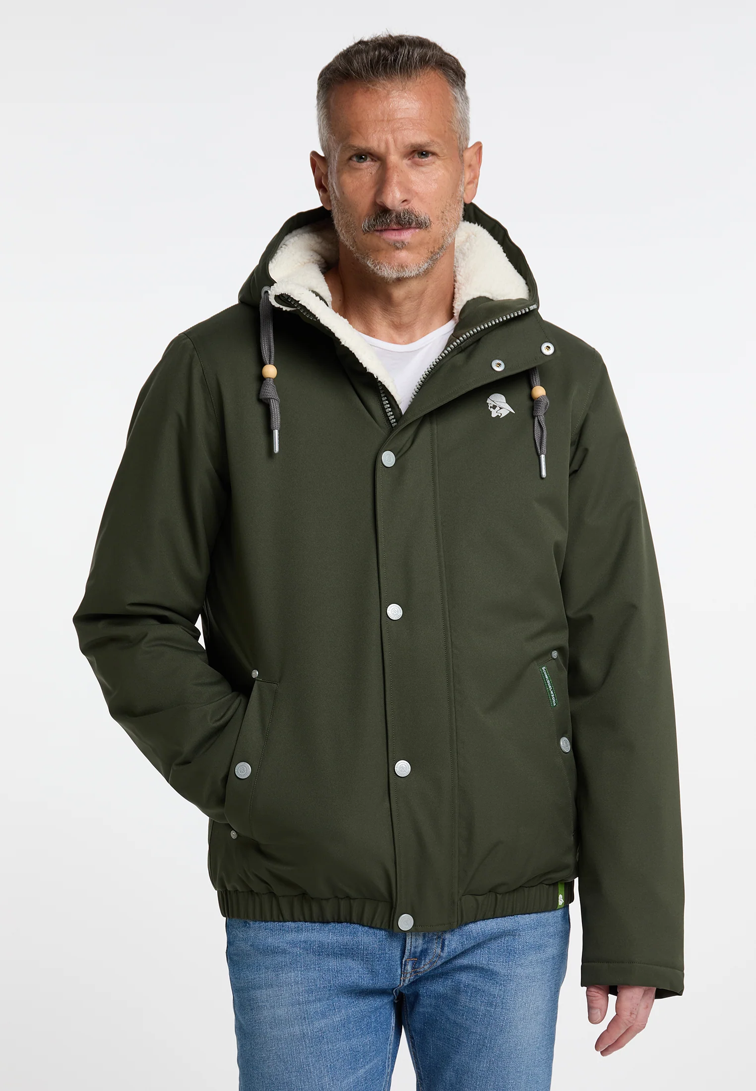 Schmuddelwedda Men's Winter Jacket Made From Recycled Polyester - Image 10