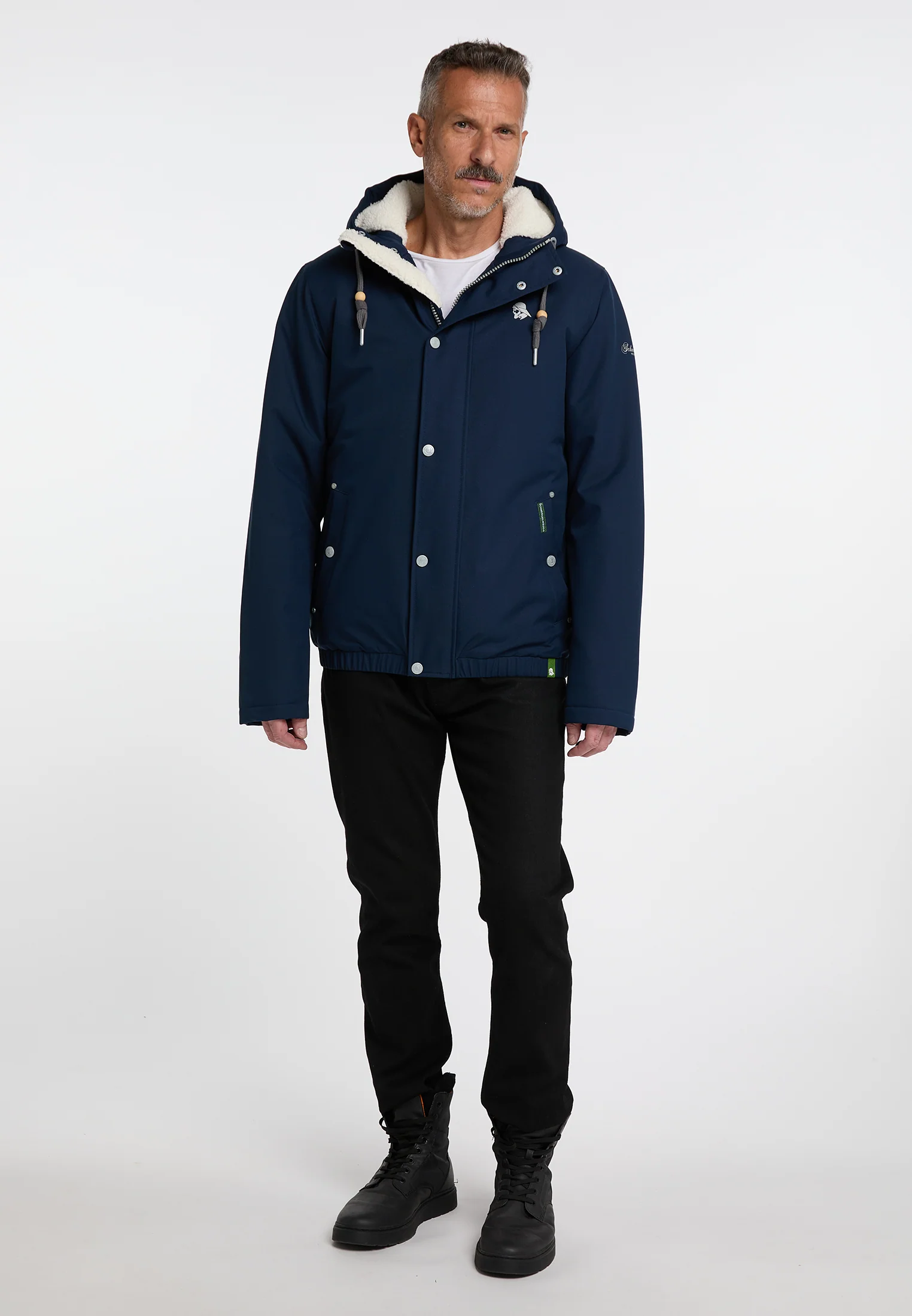 Schmuddelwedda Men's Winter Jacket Made From Recycled Polyester - Image 13