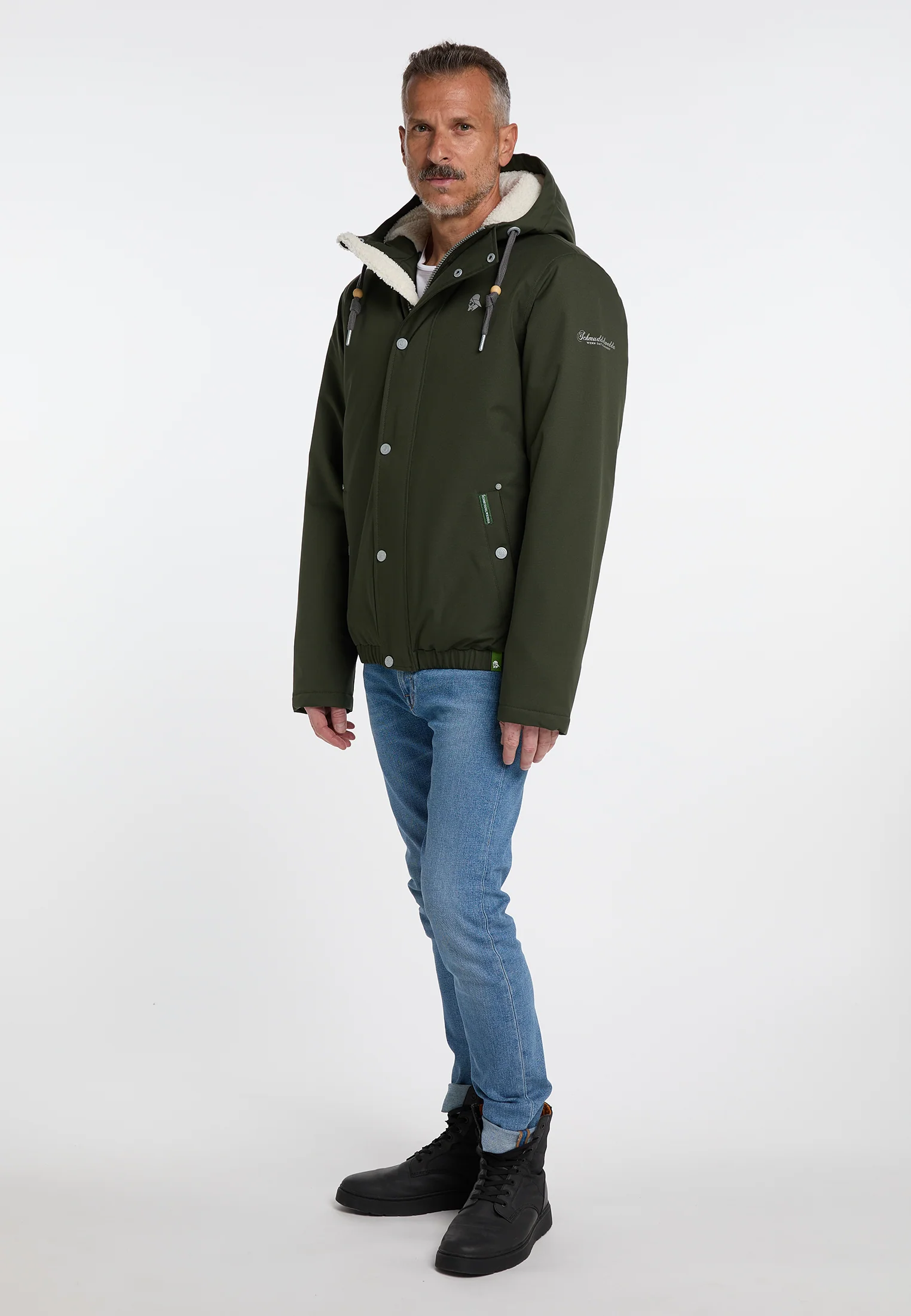 Schmuddelwedda Men's Winter Jacket Made From Recycled Polyester - Image 8