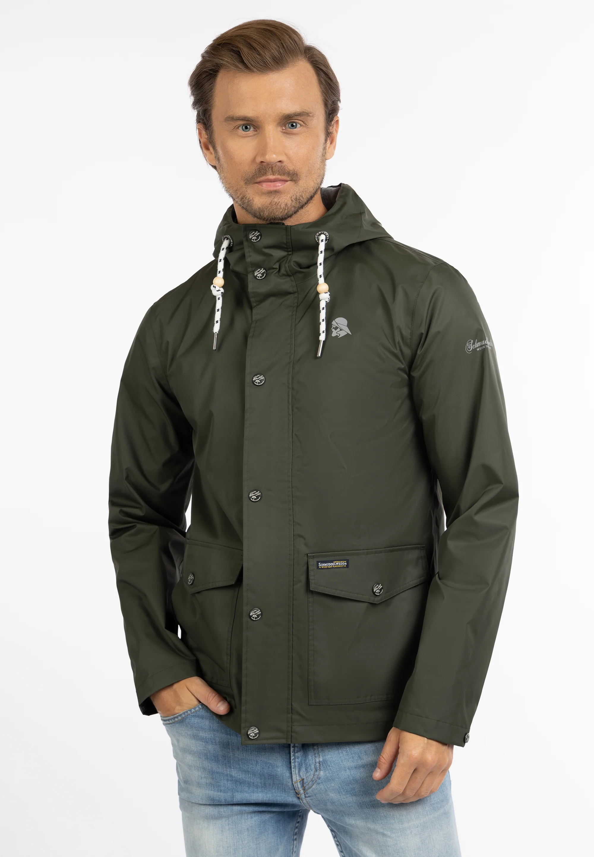 Schmuddelwedda Men's Rain Jacket - Image 3