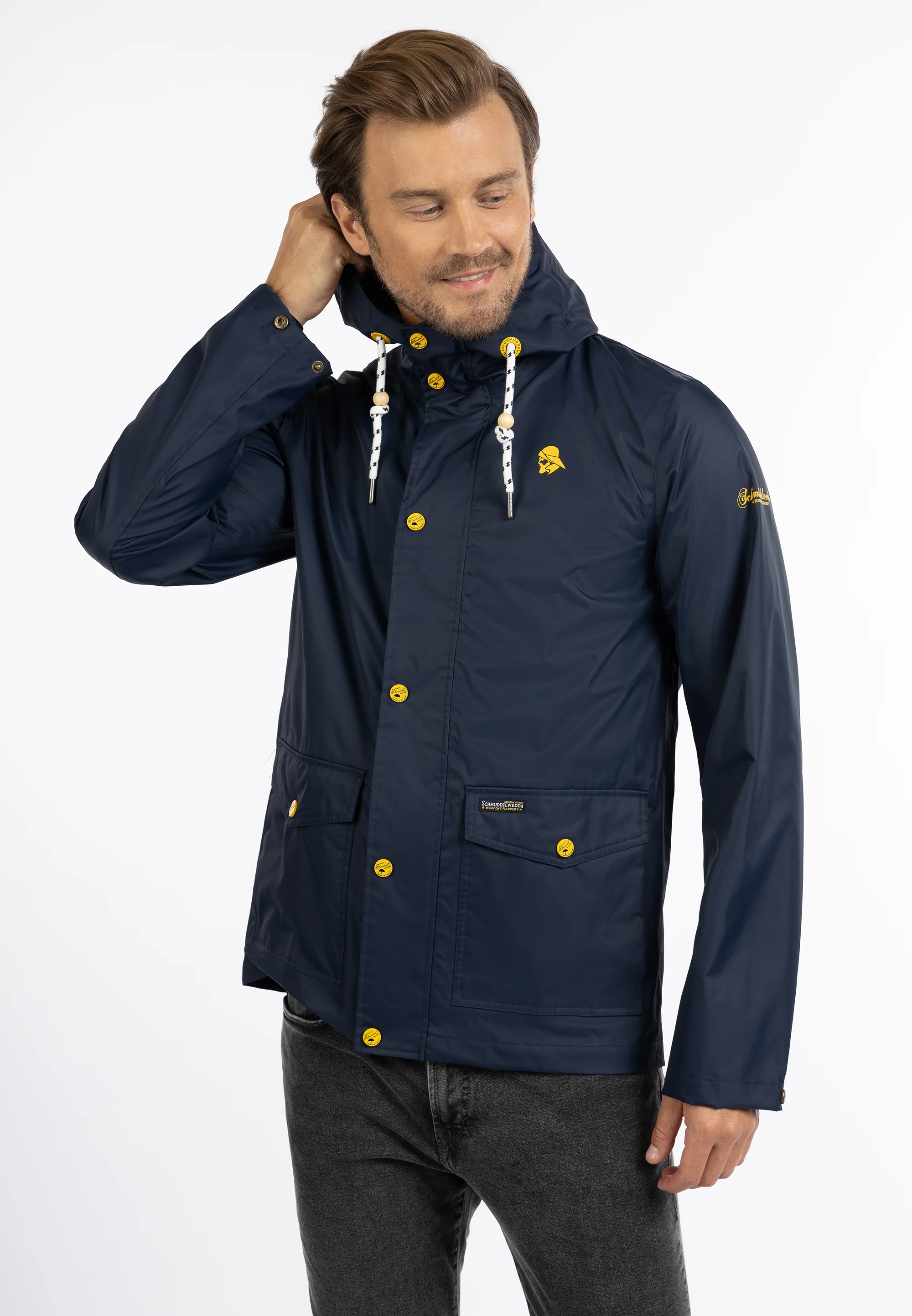 Schmuddelwedda Men's Rain Jacket - Image 8