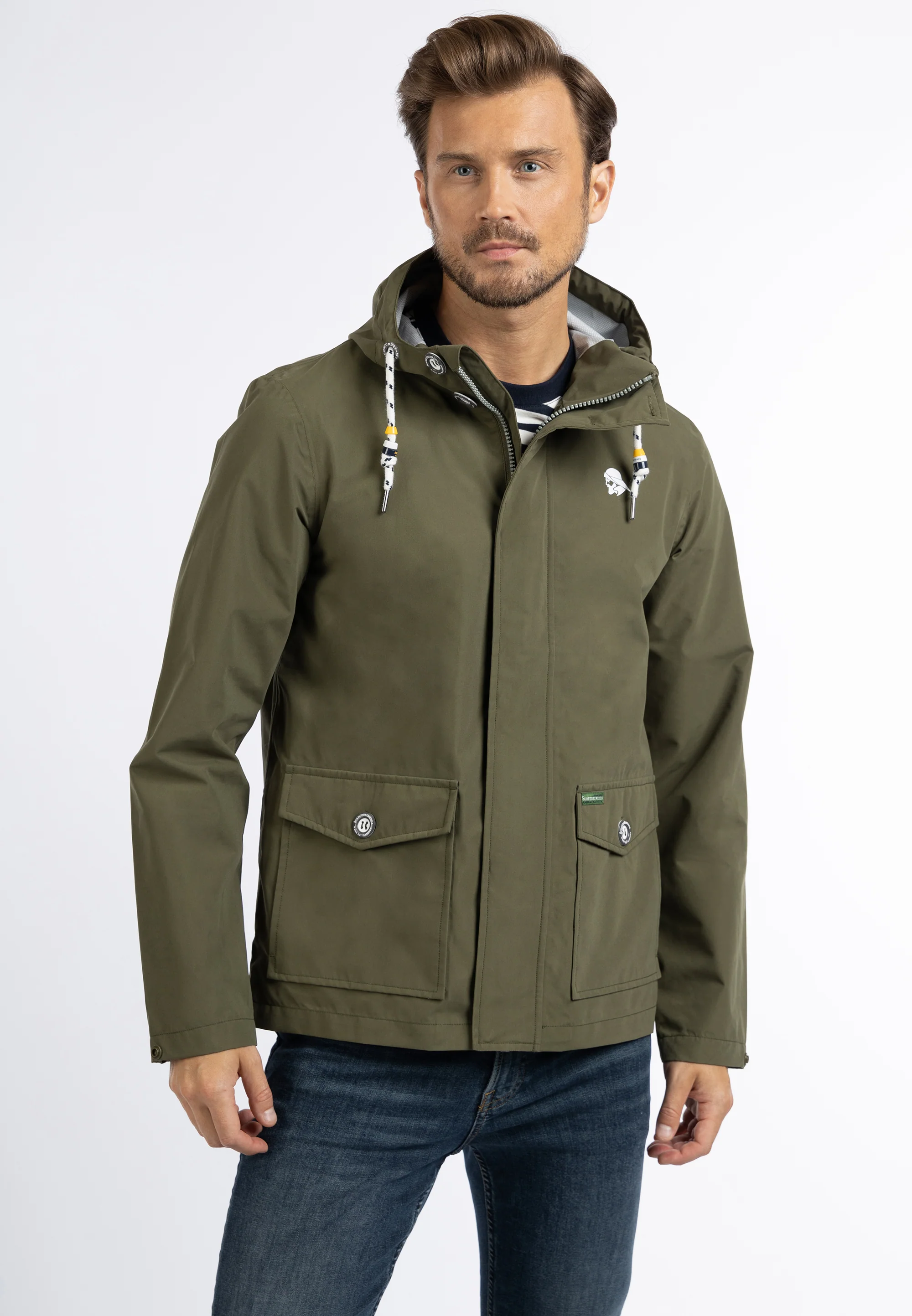 Schmuddelwedda Men's Rain Jacket Recycled Material - Image 9
