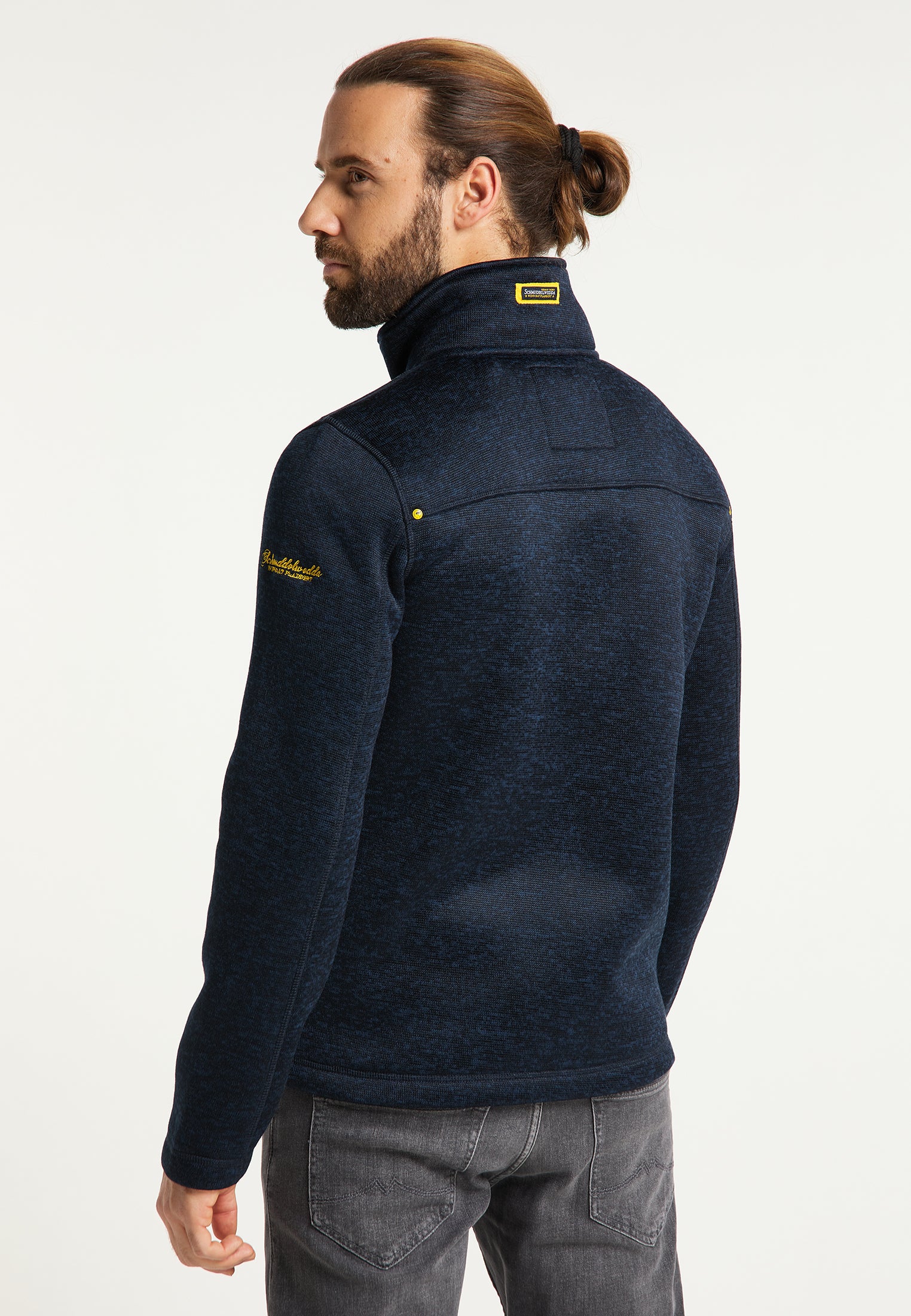 Schmuddelwedda Men's Knitted Fleece Jacket - Image 9