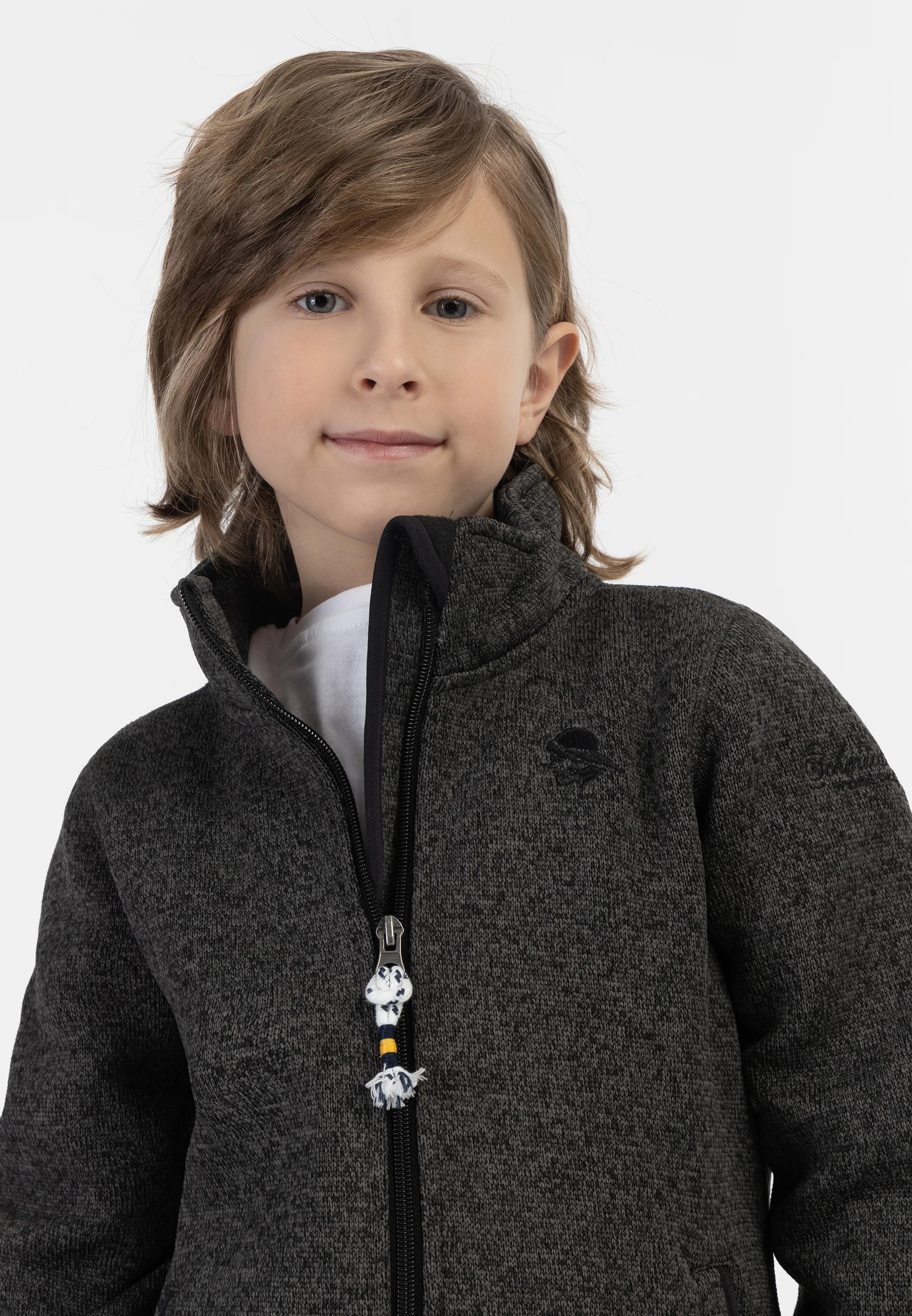 Schmuddelwedda Knitted Fleece Jacket For Children - Image 6