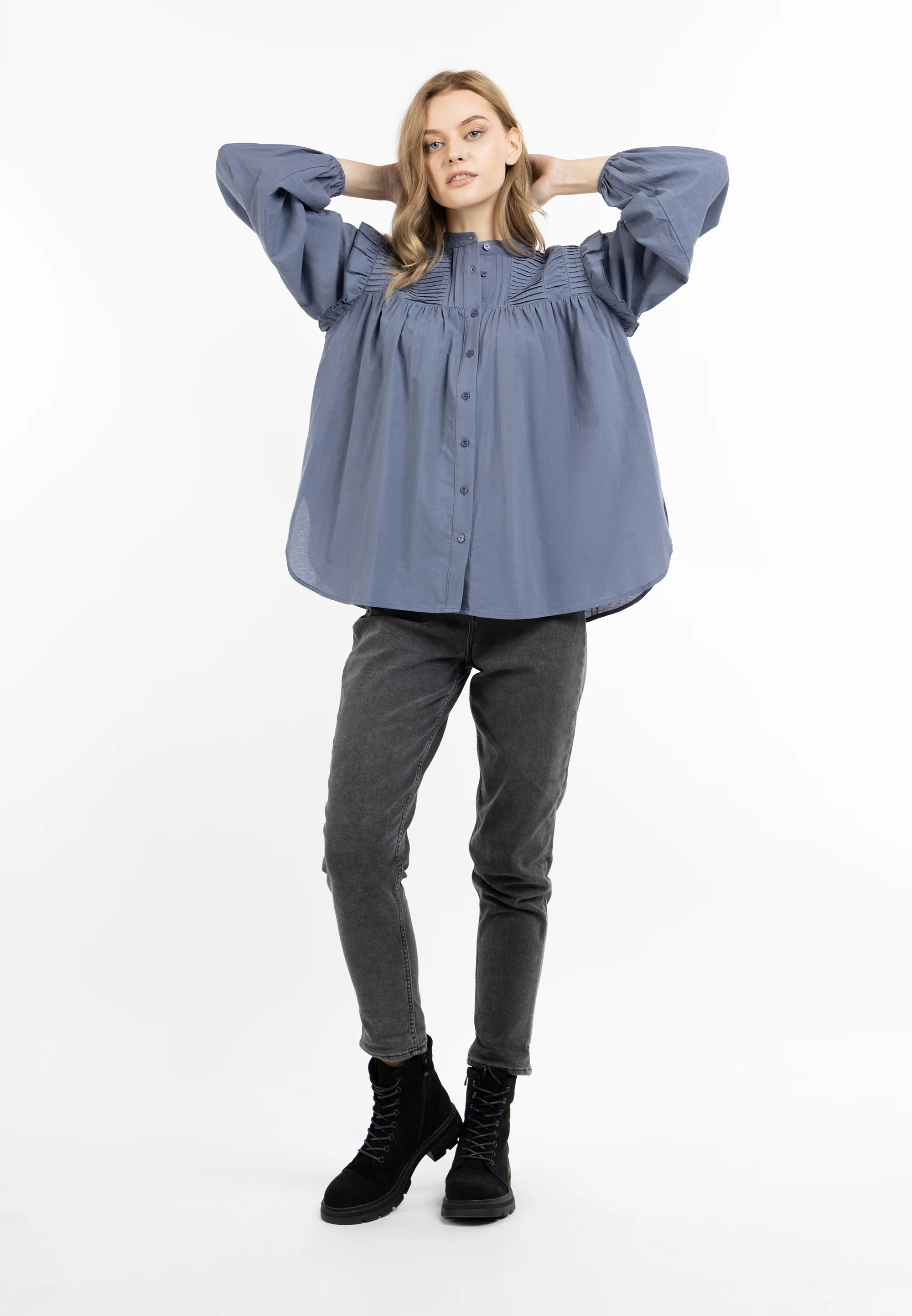 DreiMaster Vintage Women's Long Sleeve Blouse - Image 11