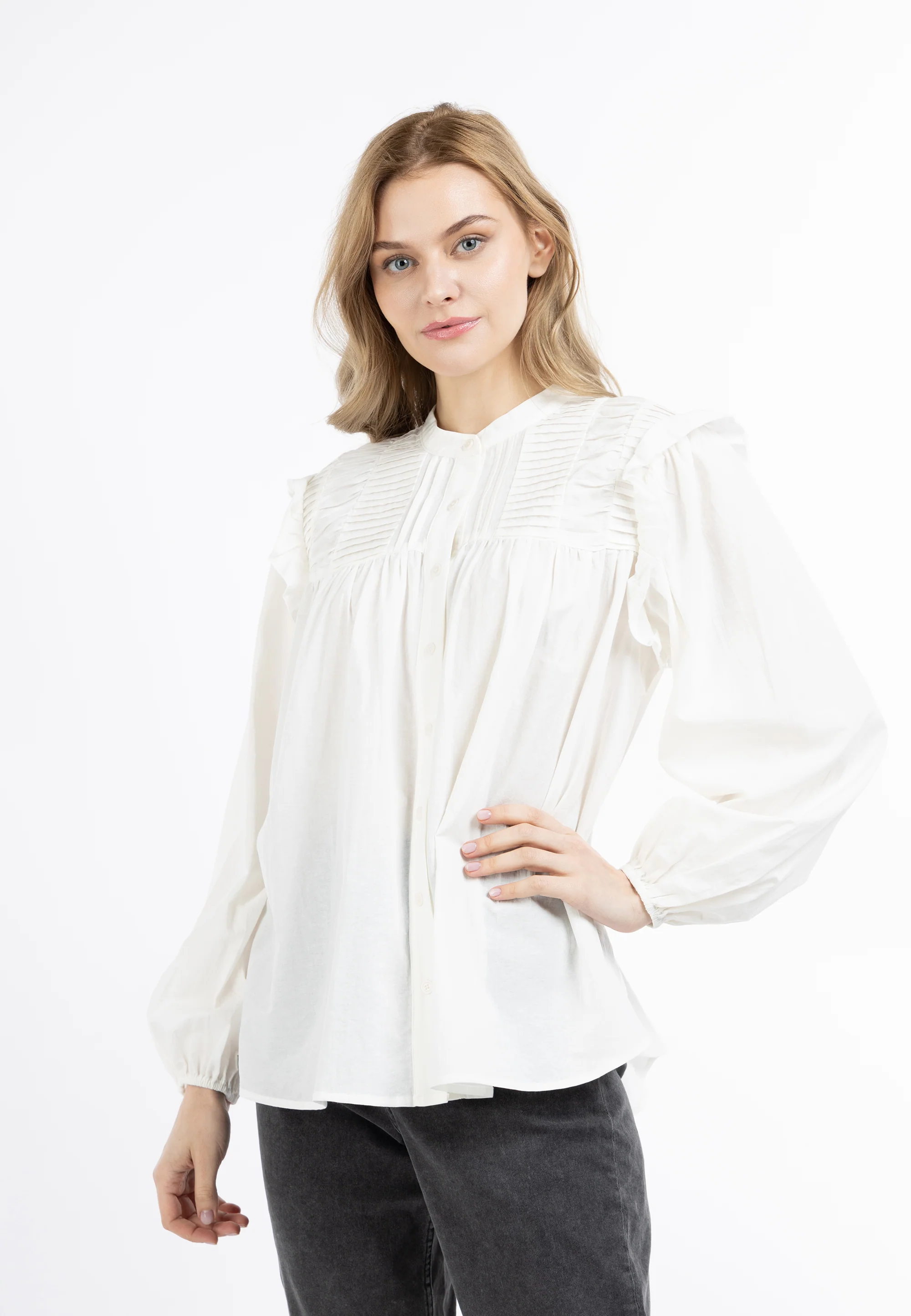DreiMaster Vintage Women's Long Sleeve Blouse - Image 16