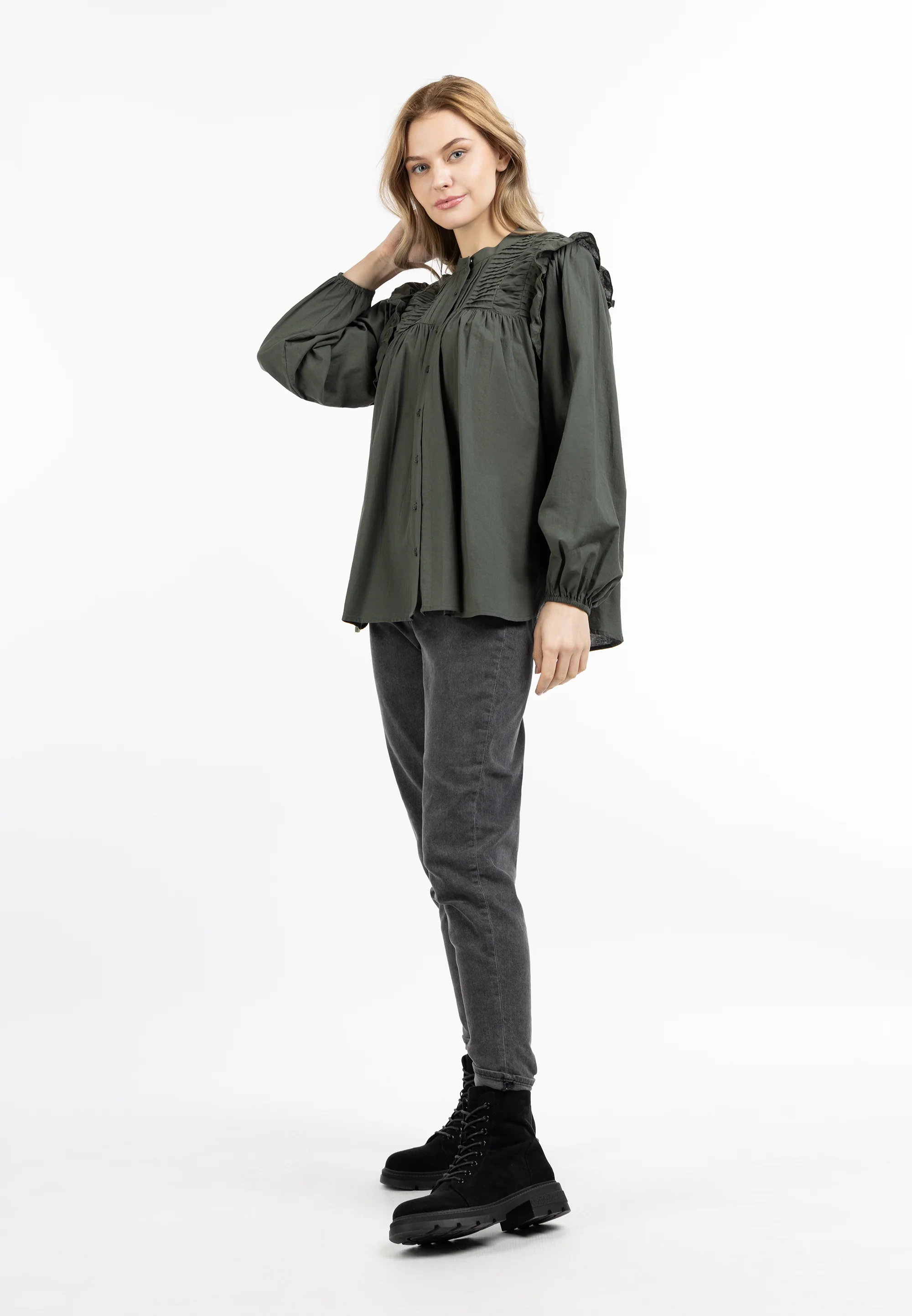 DreiMaster Vintage Women's Long Sleeve Blouse - Image 6