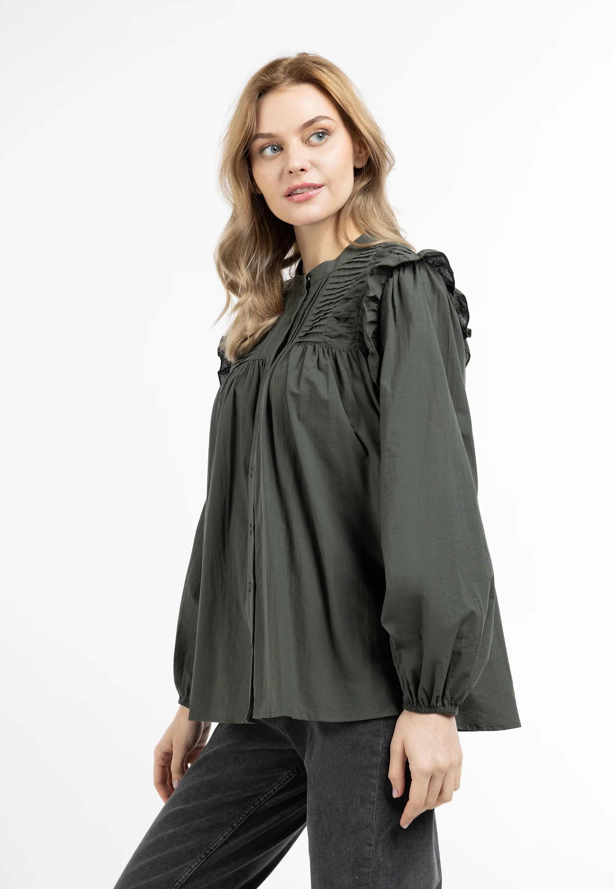 DreiMaster Vintage Women's Long Sleeve Blouse - Image 8