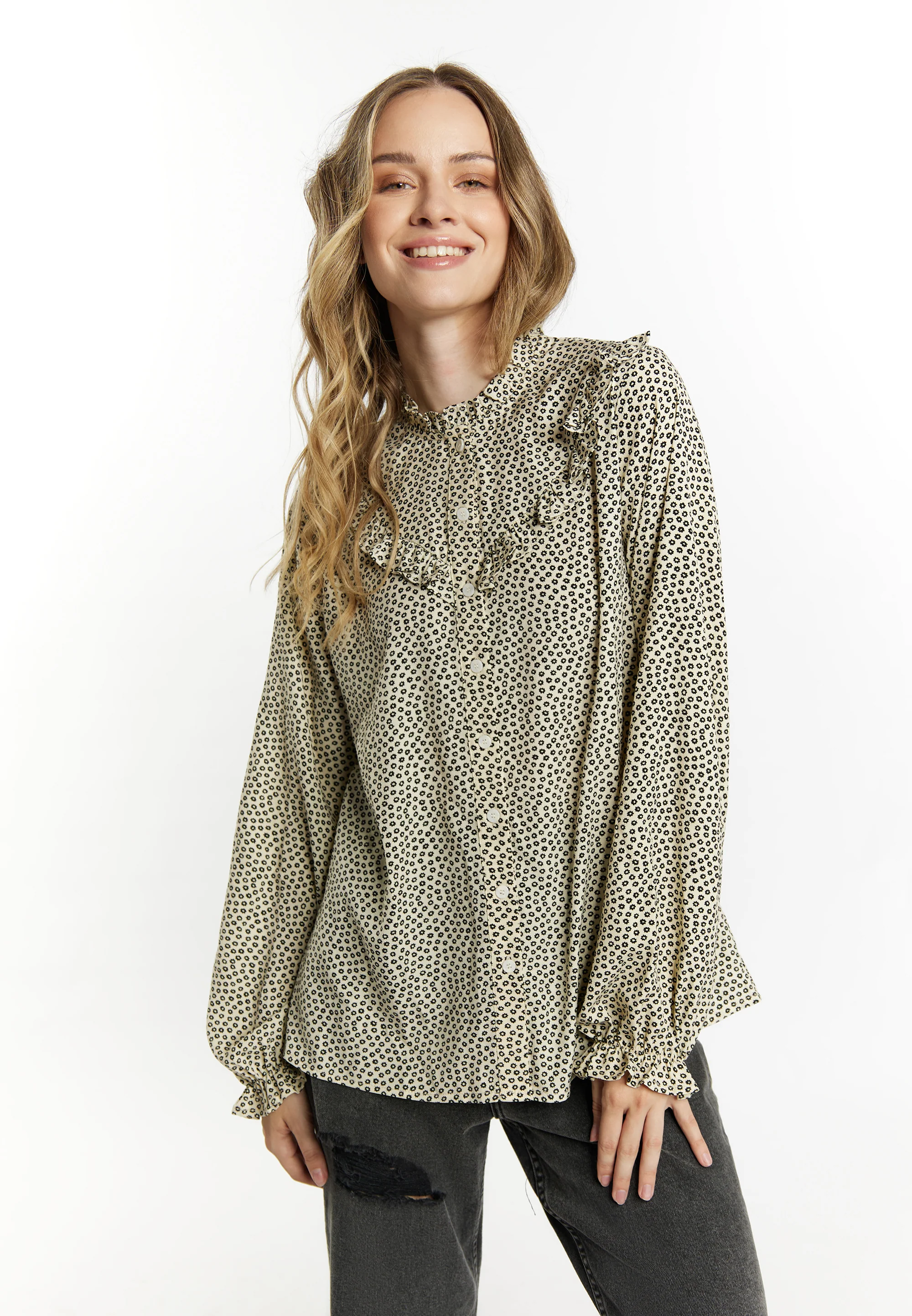 DreiMaster Vintage Women's Long Sleeve Blouse - Image 3