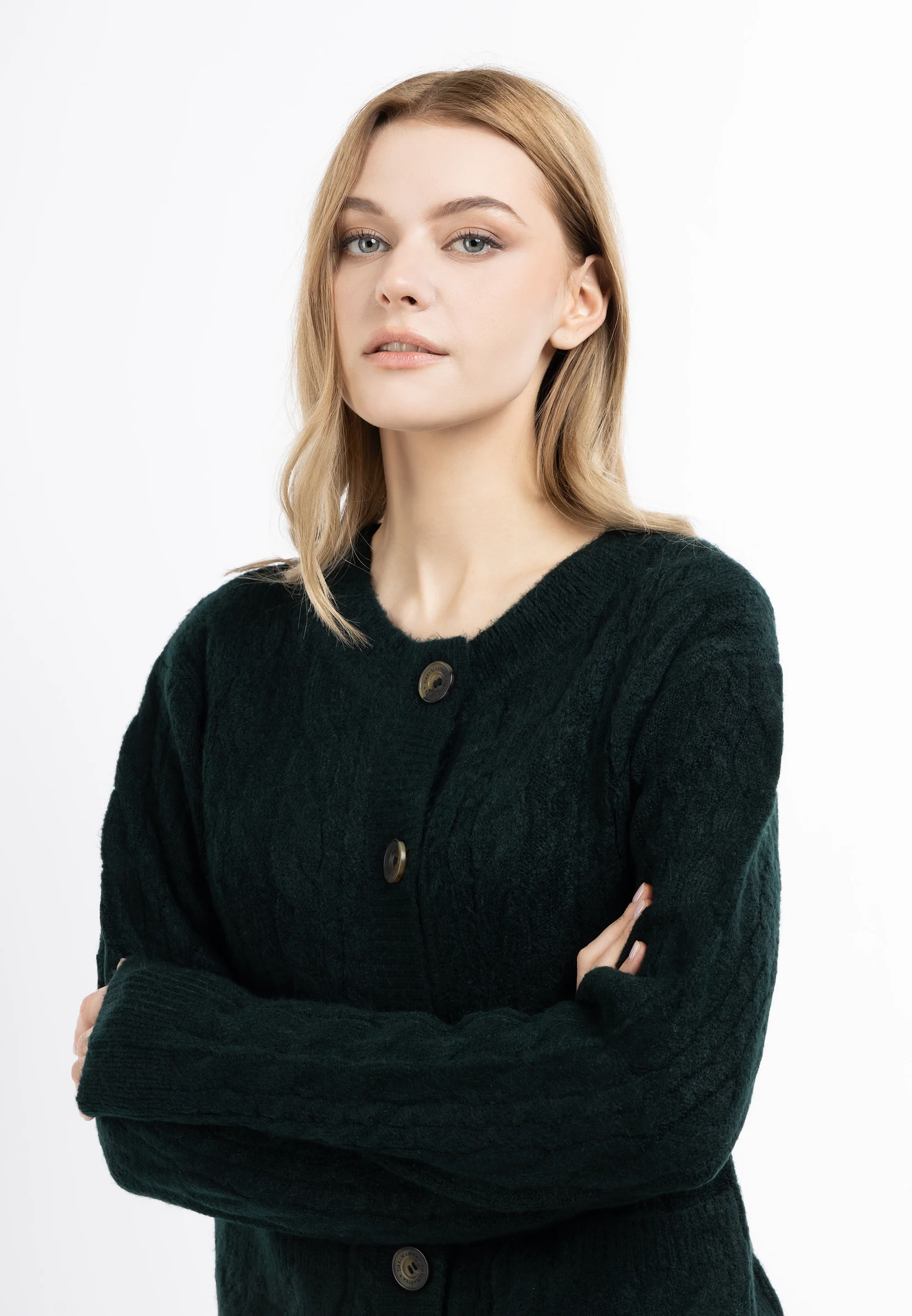 DreiMaster Vintage Women's Cardigan With Button - Image 5