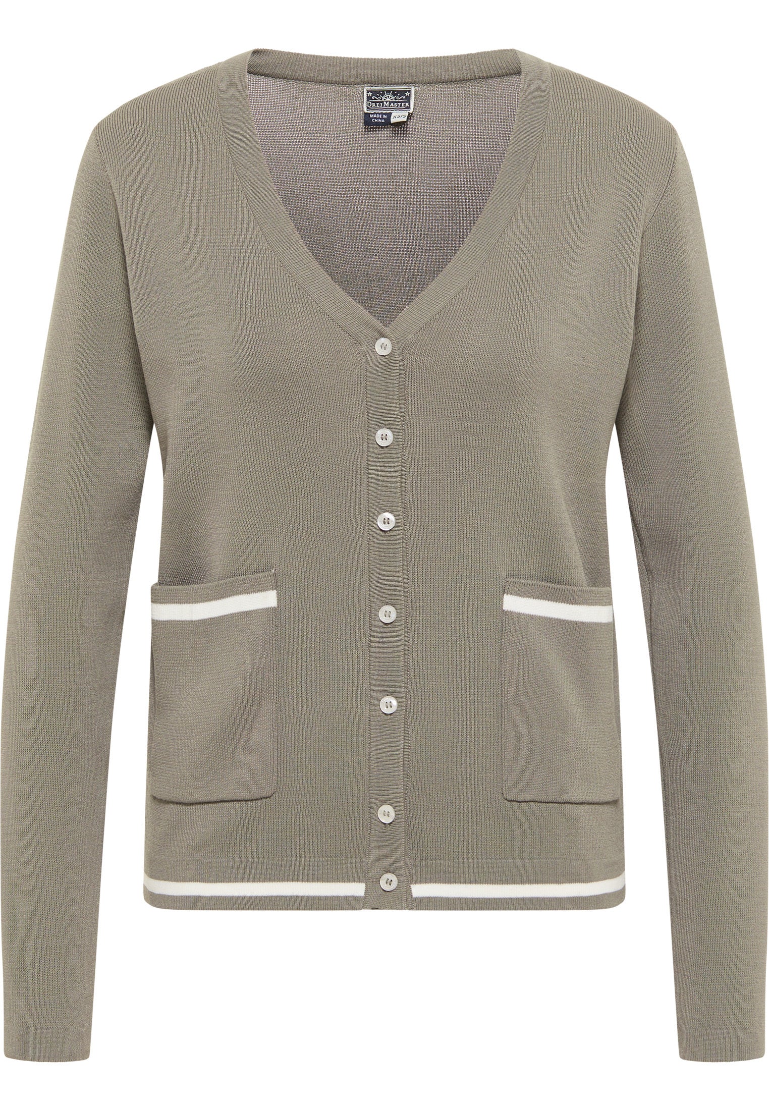 DreiMaster Maritim Women's Cardigan With Button - Image 2